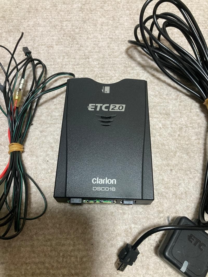 クラリオンETC2.0車載器DSC016、光ビーコンVCB016 セット