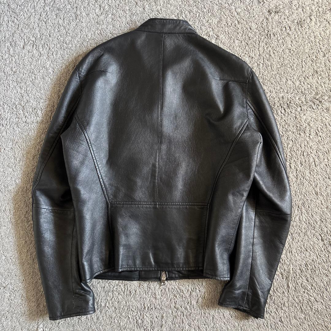 ジャケット・アウター y2k Sheep Leather single riders jacket