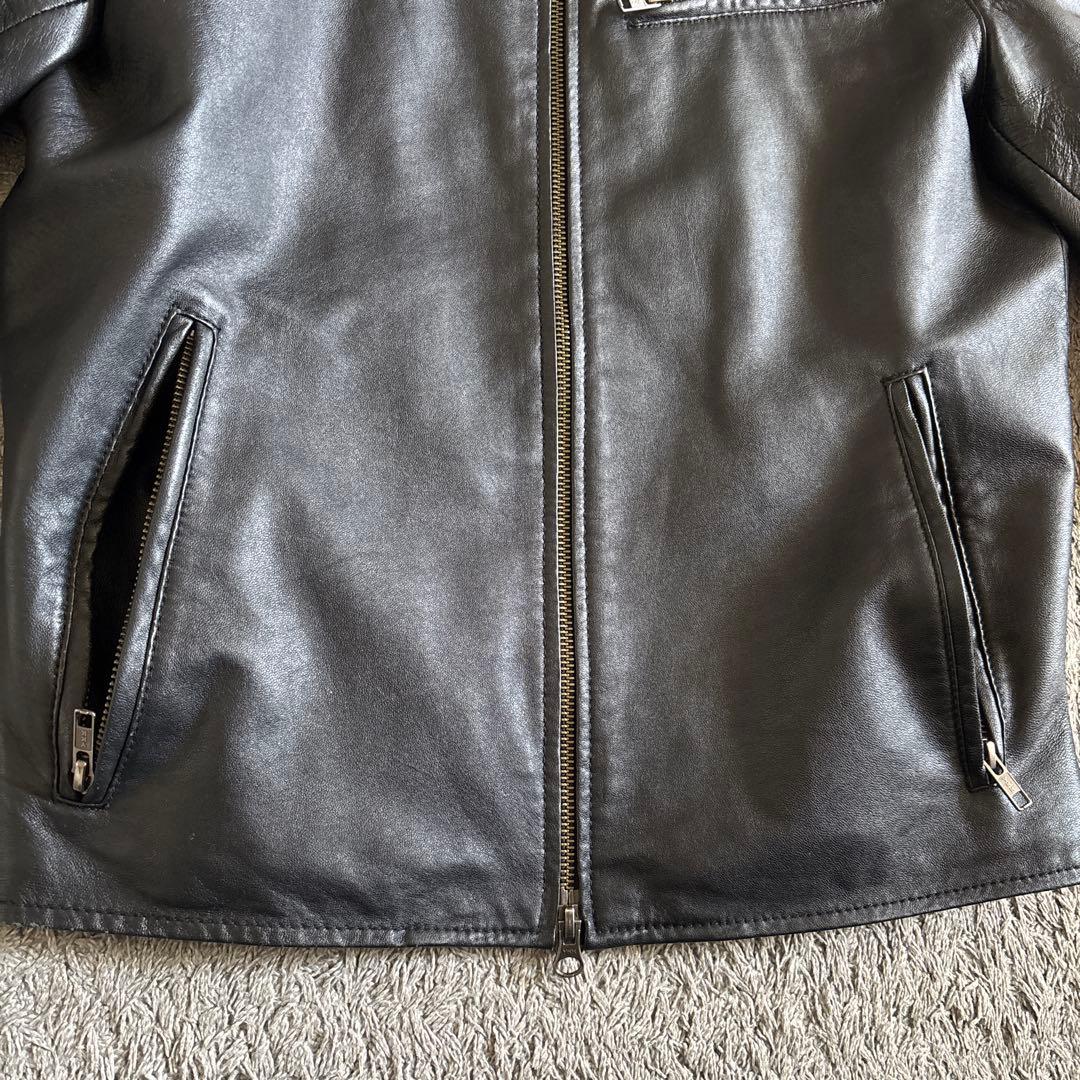 ジャケット・アウター y2k Sheep Leather single riders jacket