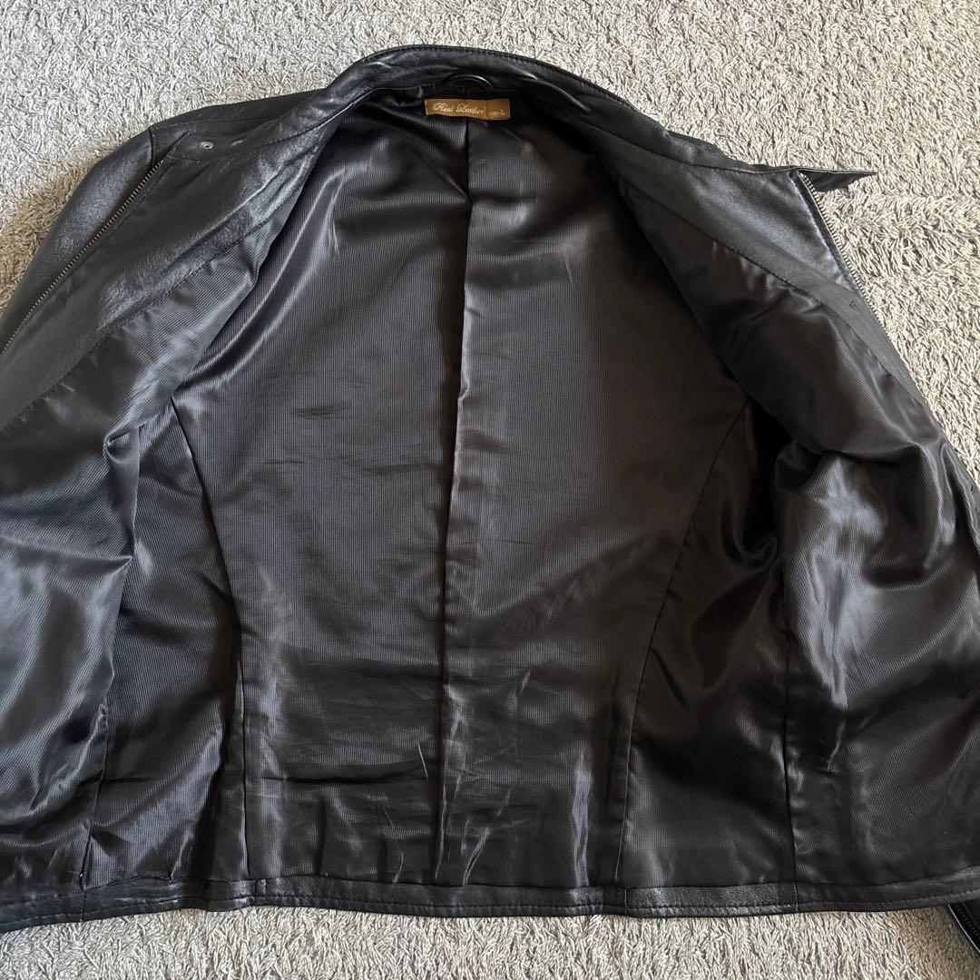 ジャケット・アウター y2k Sheep Leather single riders jacket