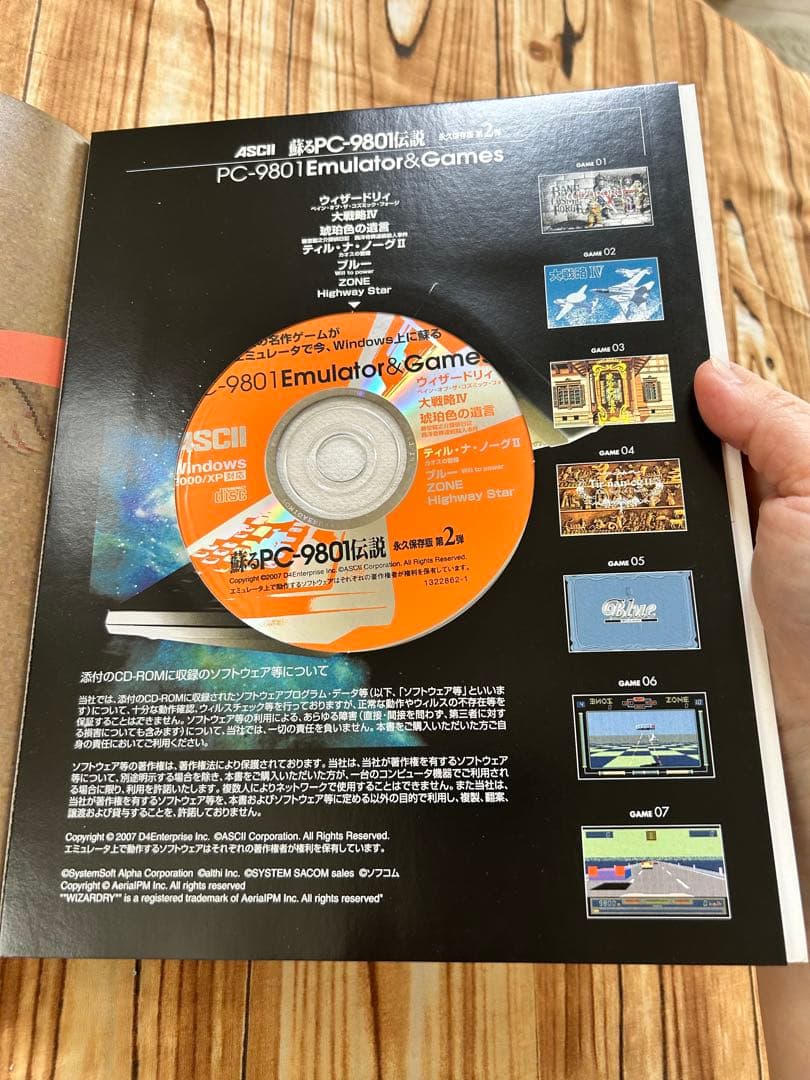 蘇るPC-9801伝説　永久保存版 第2弾　CD-ROM未開封　袋とじ未開封