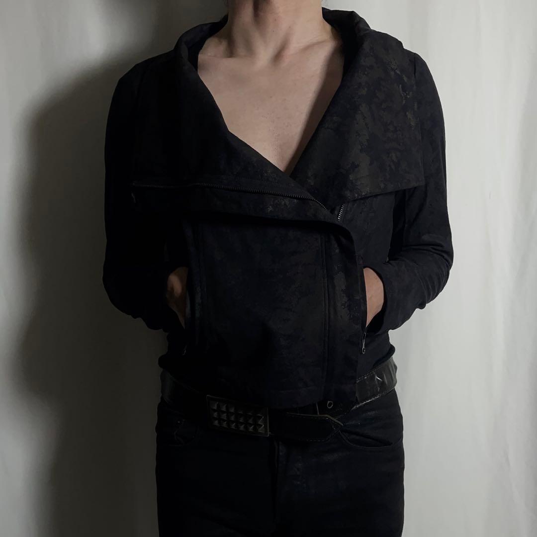 ジャケット・アウター Fake leather Tie die jacket