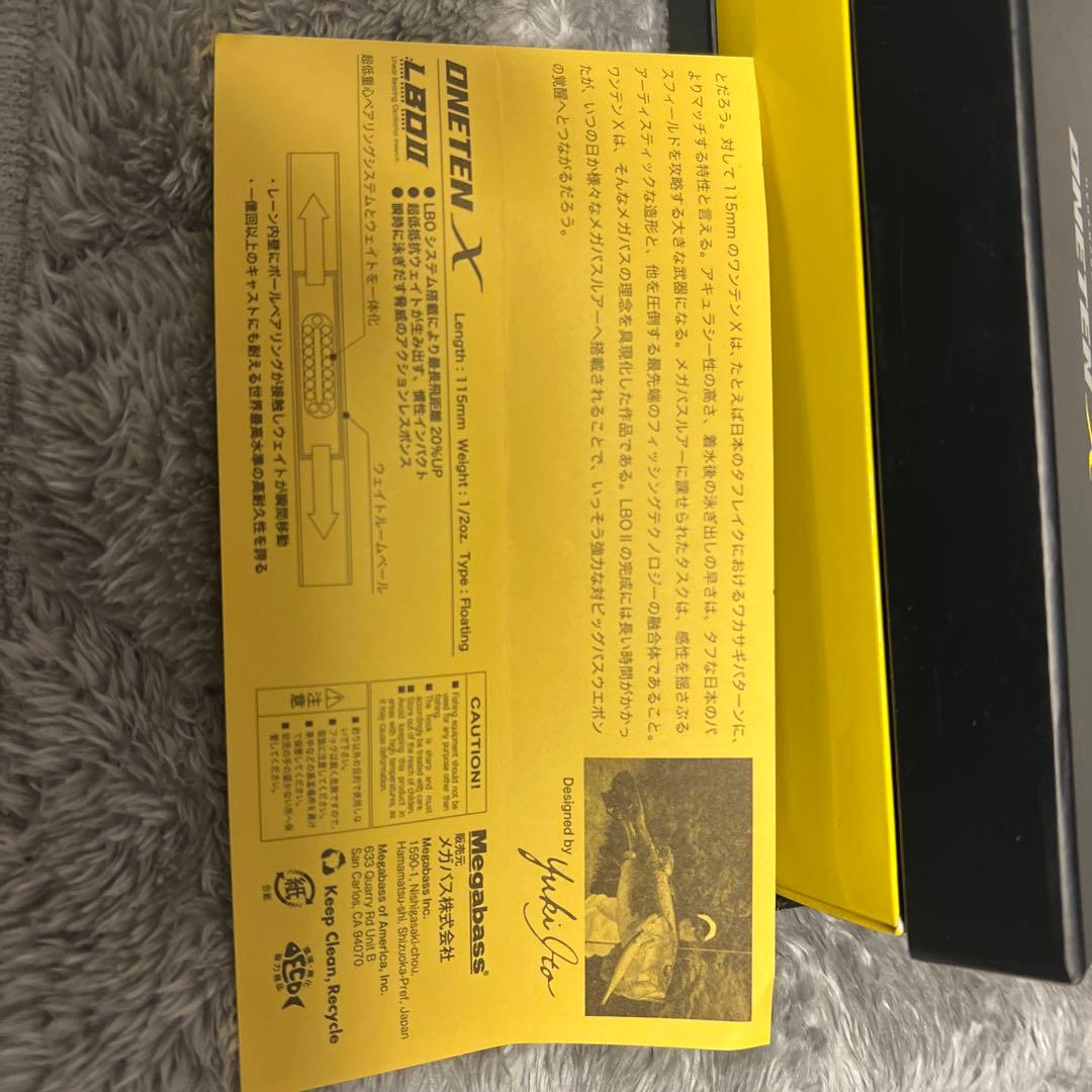 ルアー・フライ Megabass ONETEN X 30th
