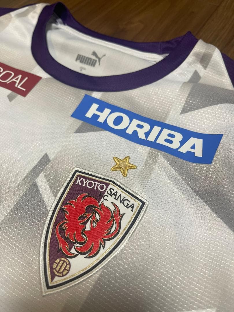 京都サンガF.C　2021　ユニフォーム　中野克哉　Sサイズ　PUMA 日本製