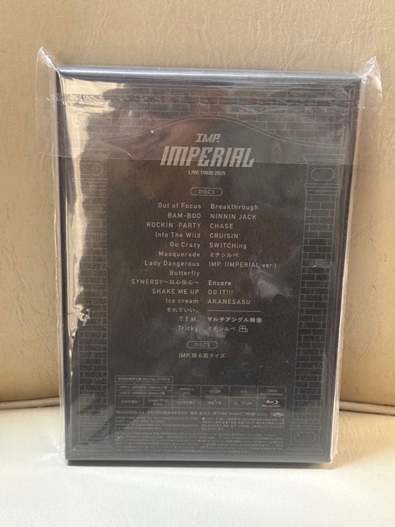 IMP. IMPERIAL LIVE TOUR 2025 初回限定版