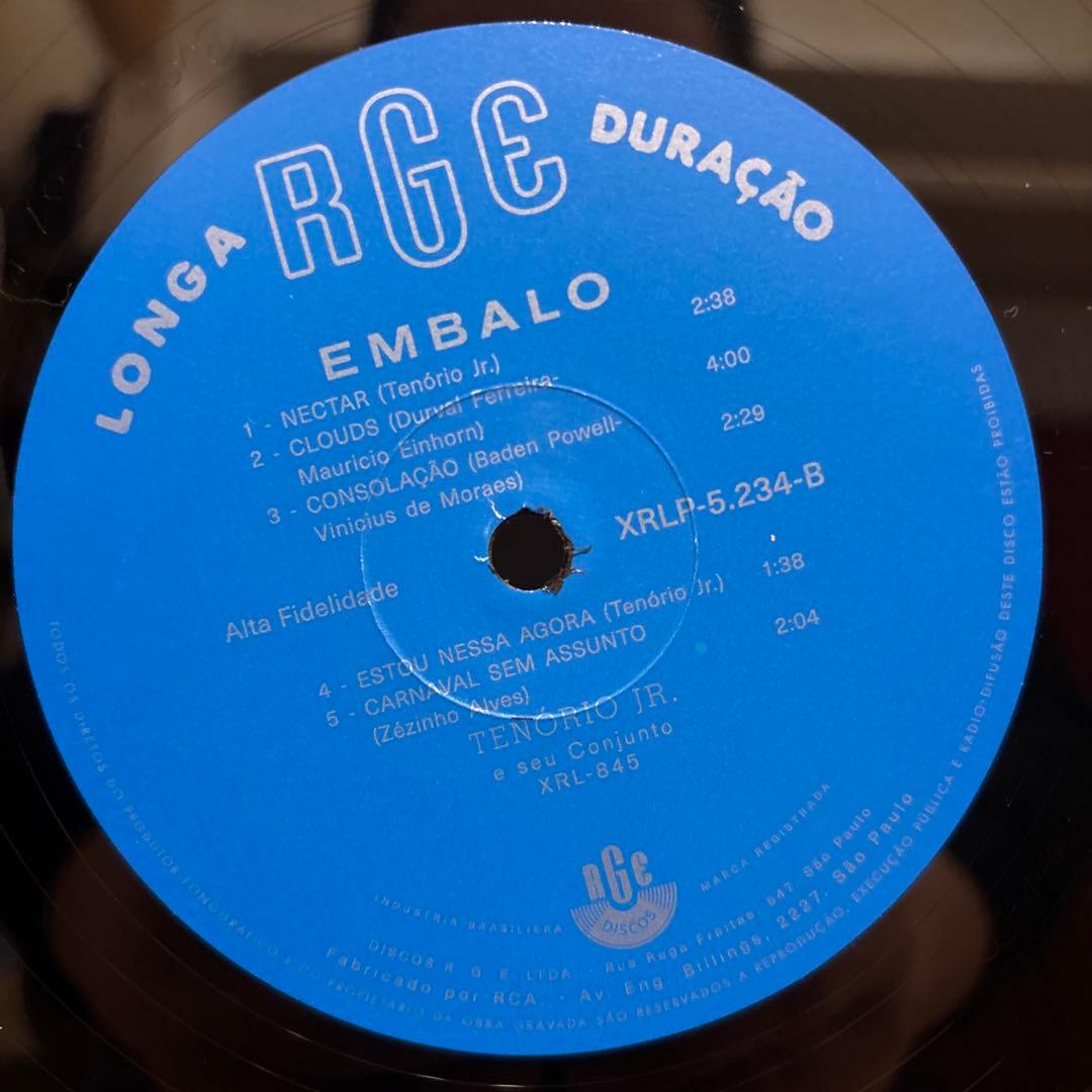 Tenorio Jr. Embalo レコード LP テノーリオ・ジュニオール