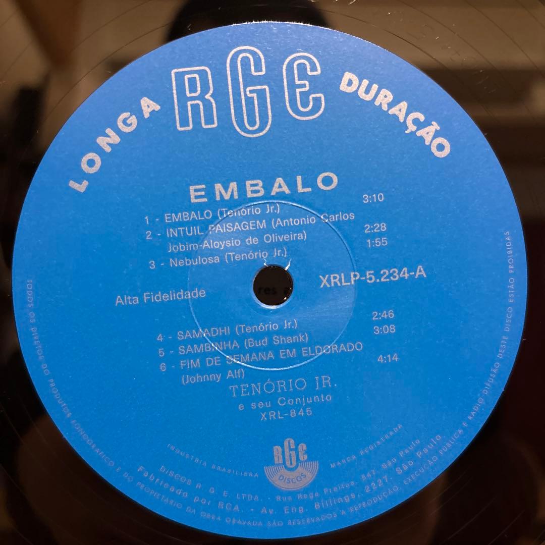 Tenorio Jr. Embalo レコード LP テノーリオ・ジュニオール