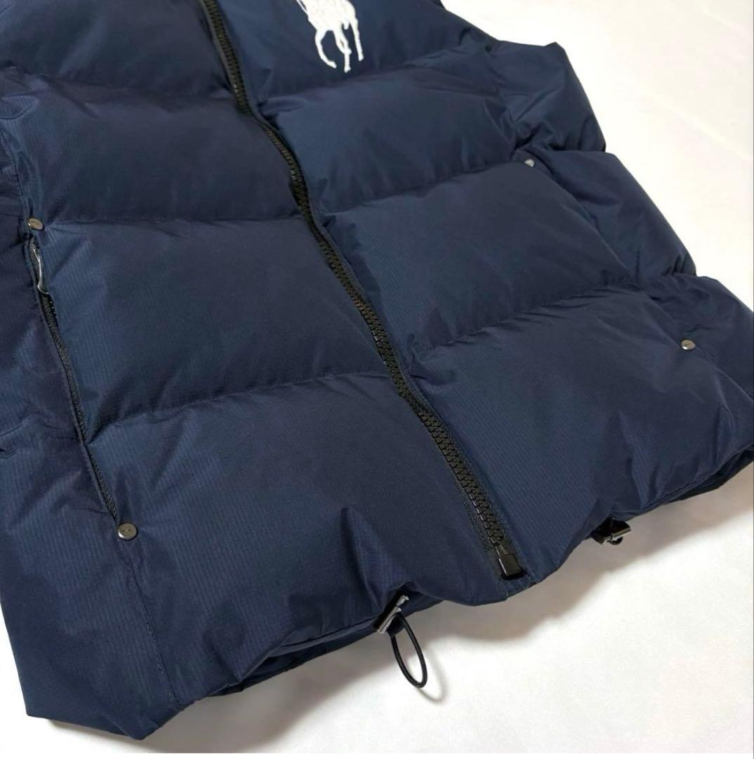 美品　ポロラルフローレン　ダウンベスト　ビッグポニー　Sサイズ　ネイビー