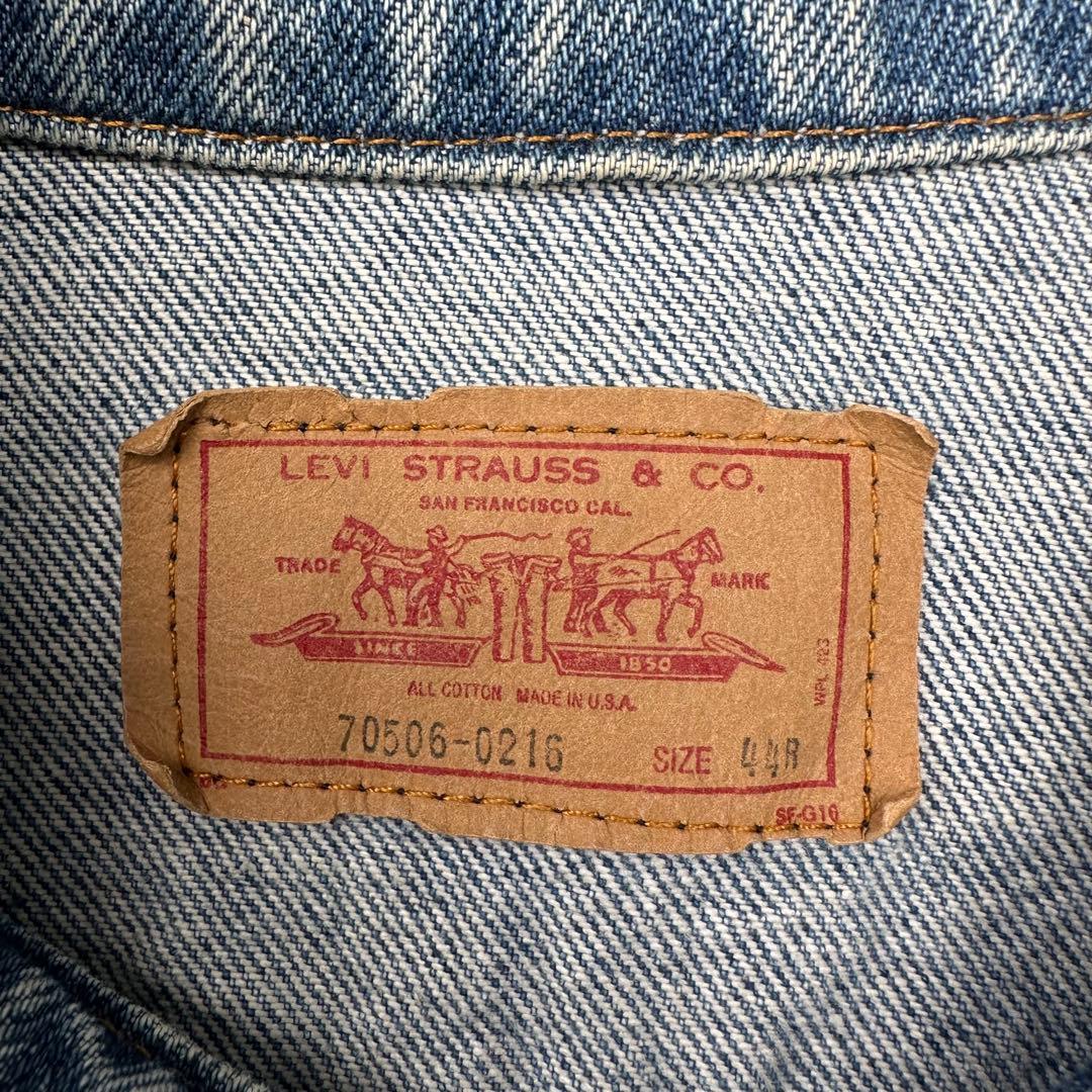 アメリカ製 80s Levi's リーバイス 70506 デニムジャケット