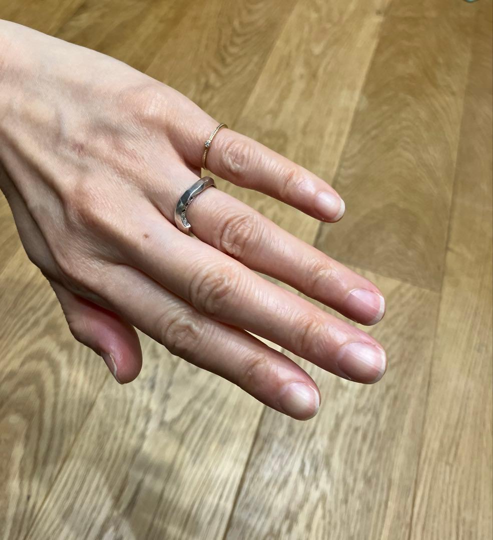 ガルニ　ダイヤモンド　シルバー　リング　指輪　9.5号