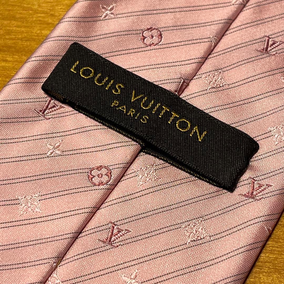 Louis Vuitton ピンク ネクタイ
