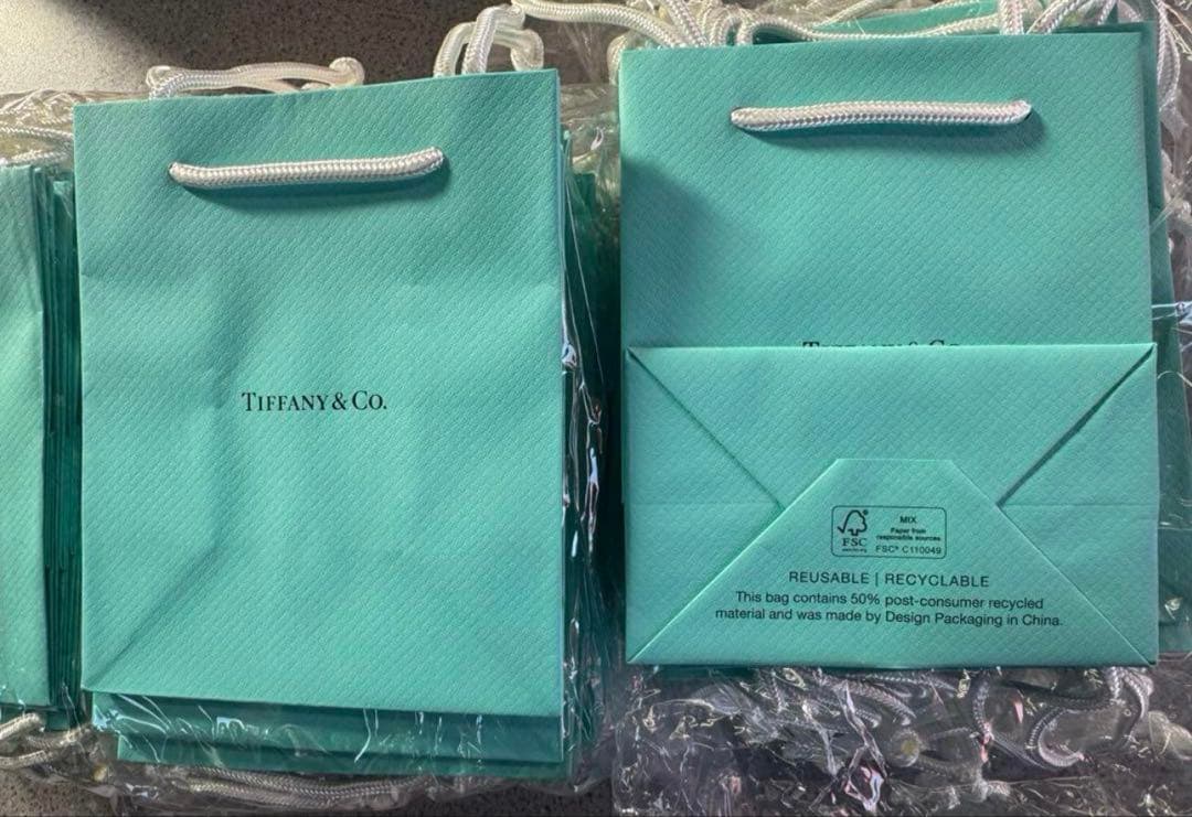 Tiffanyティファニーミニショッパー紙袋100枚