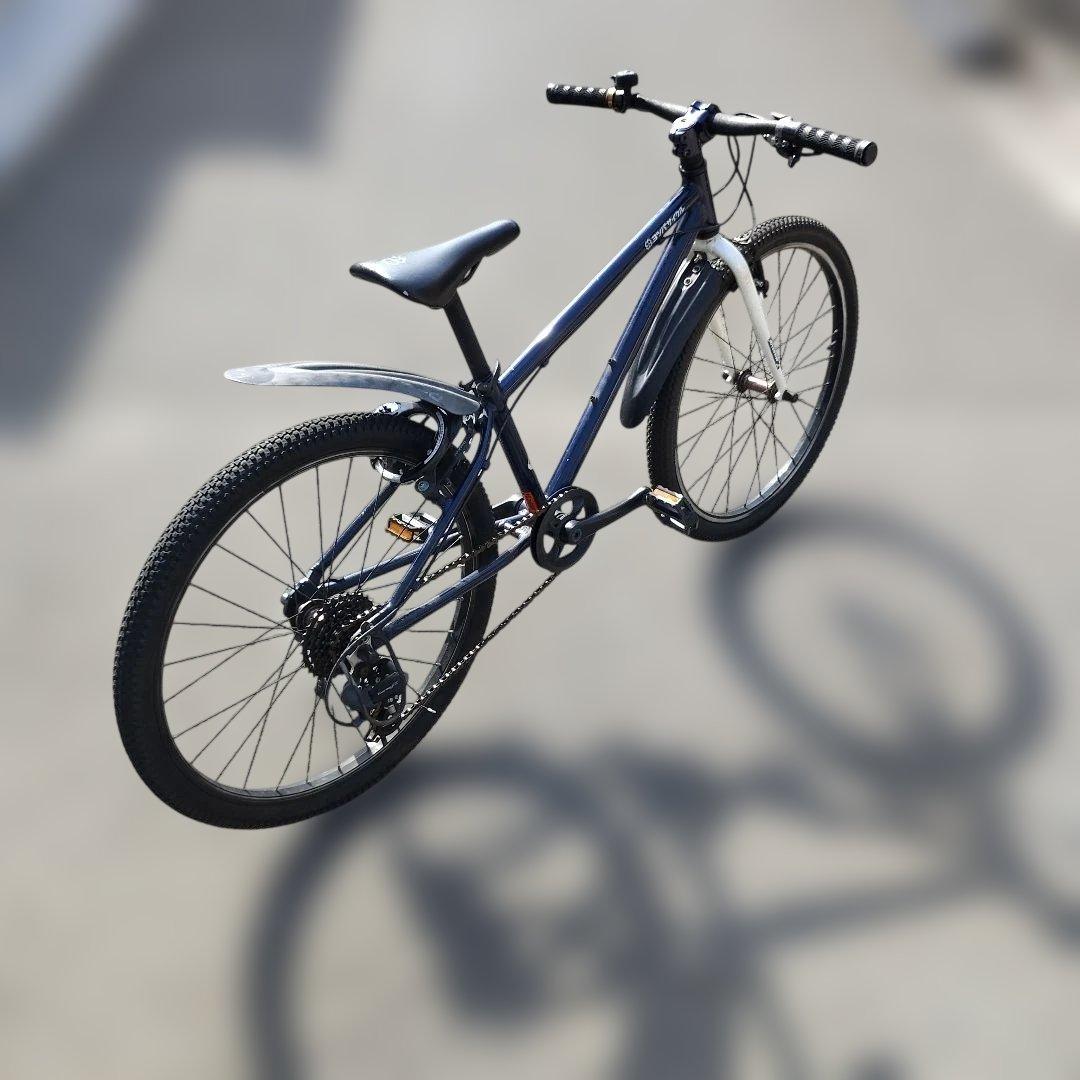 クロスバイク 24インチ ヨツバサイクル 8スピード