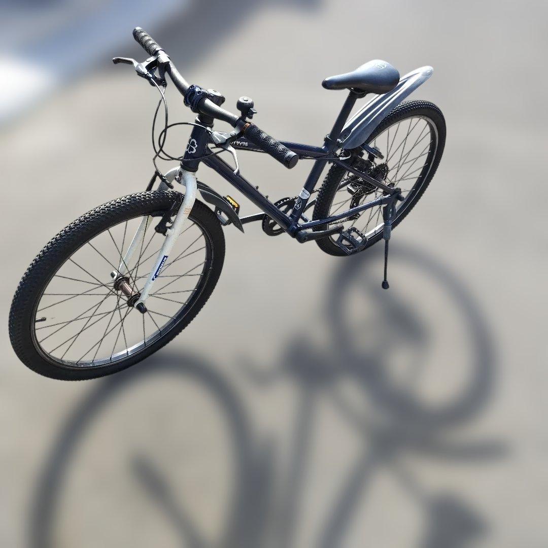 クロスバイク 24インチ ヨツバサイクル 8スピード