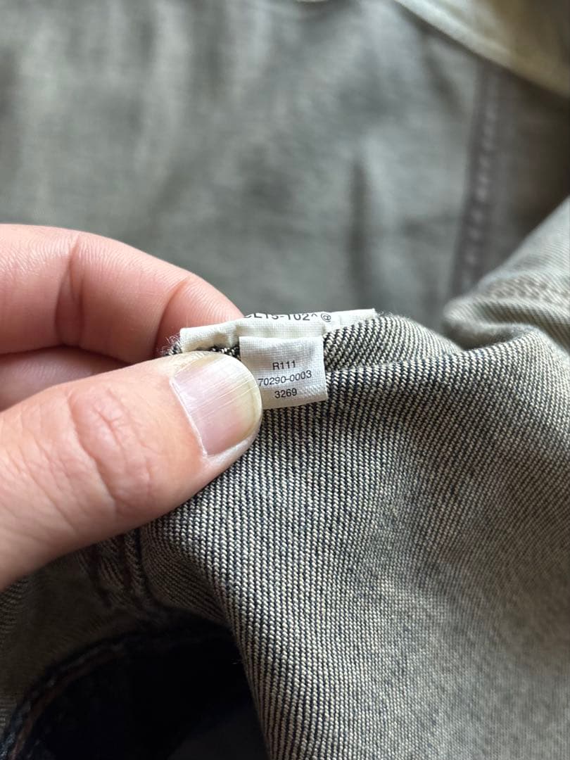 Levi's 1stタイプ 復刻 デニムジャケット70290 濃淡 ハチノス M