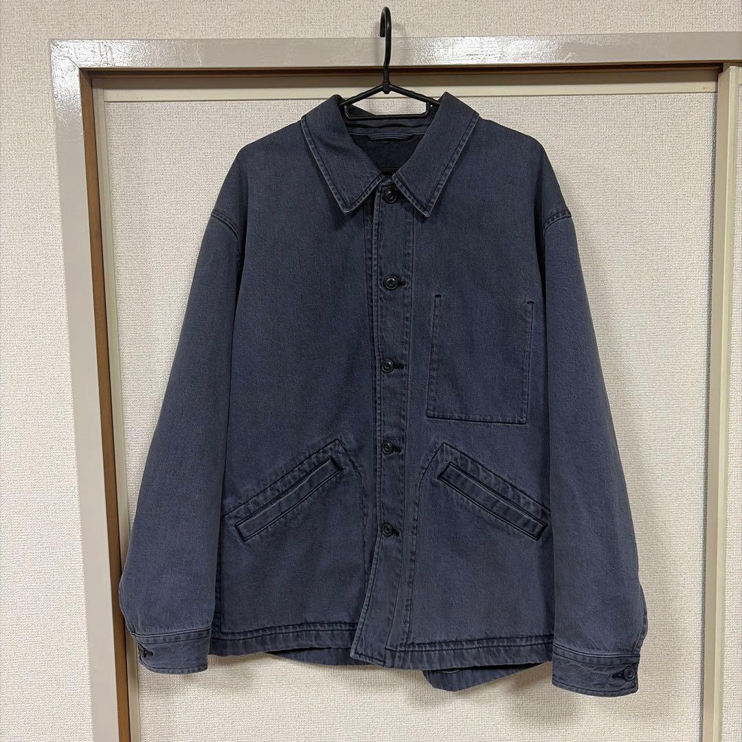 新品未使用タグありUNIQLO U オーバーサイズカラーデニムジャケットLサイズ