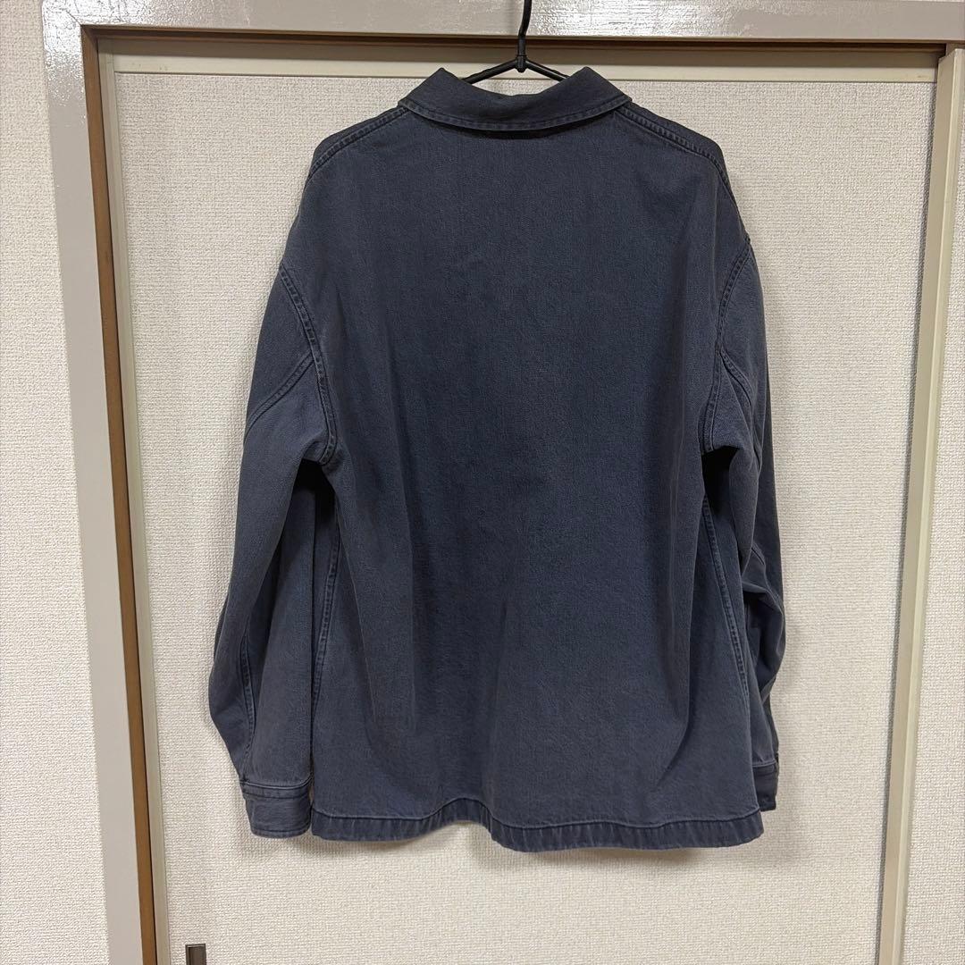 新品未使用タグありUNIQLO U オーバーサイズカラーデニムジャケットLサイズ
