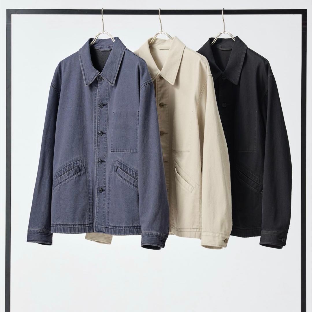 新品未使用タグありUNIQLO U オーバーサイズカラーデニムジャケットLサイズ