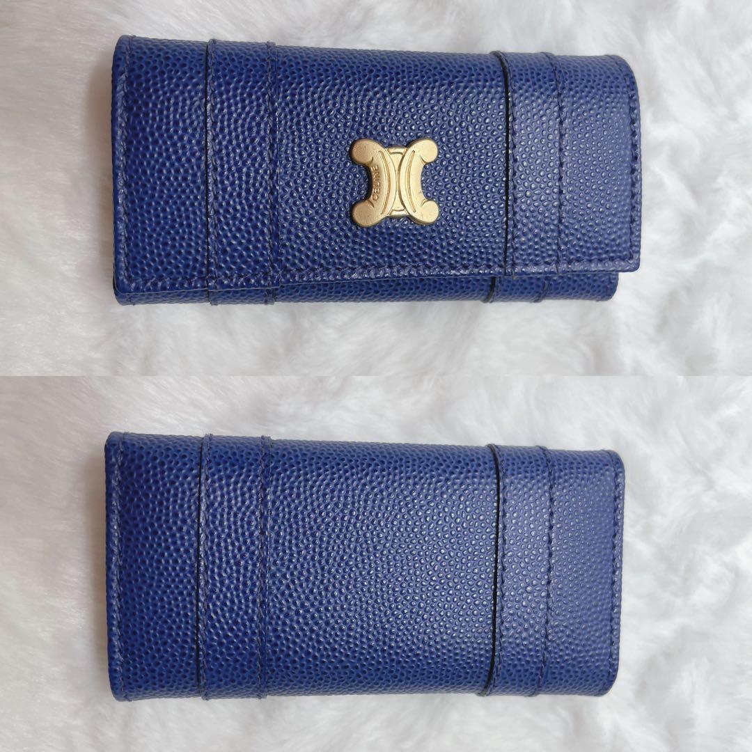 ✨希少カラー✨ CELINE トリオンフ 美品キーケース
