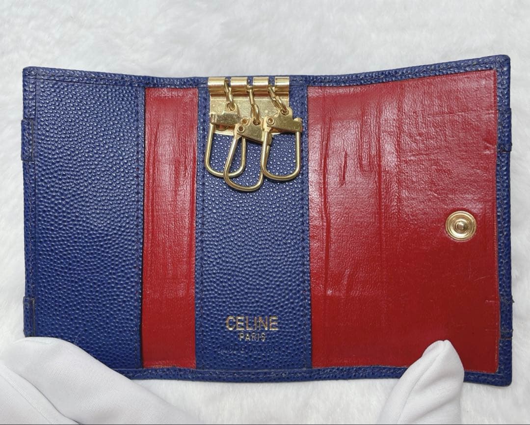 ✨希少カラー✨ CELINE トリオンフ 美品キーケース