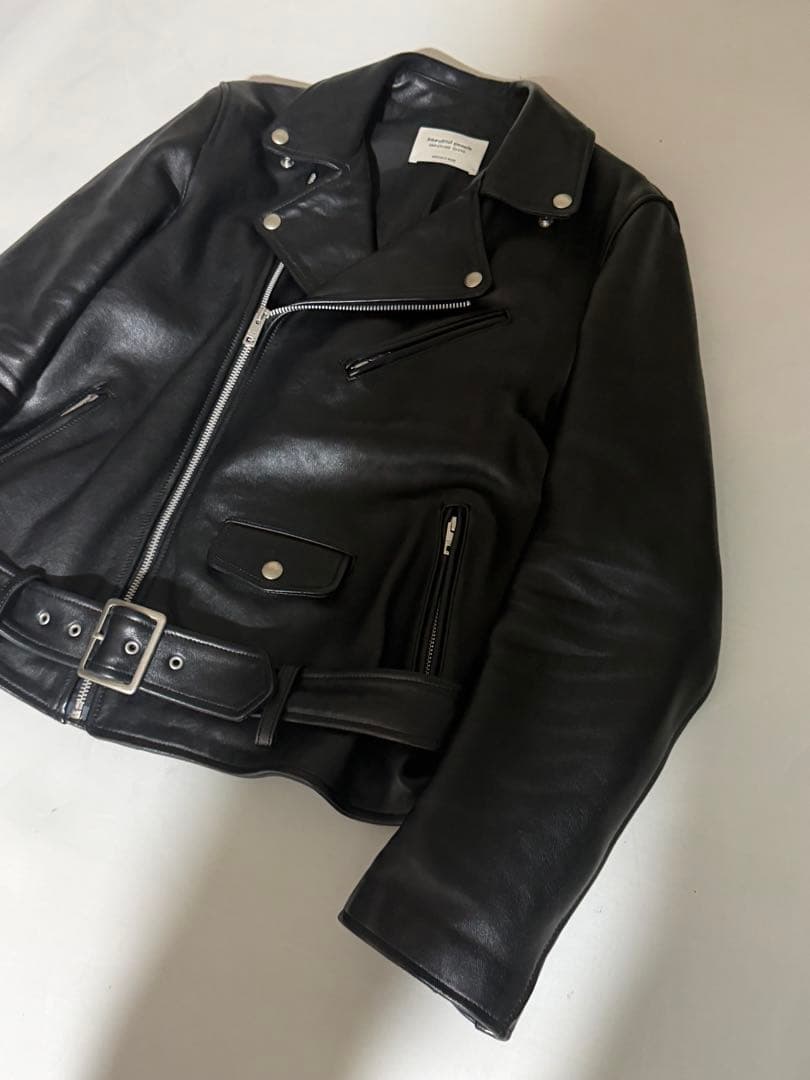 美品 beautiful people ライダースジャケット 190 レザー