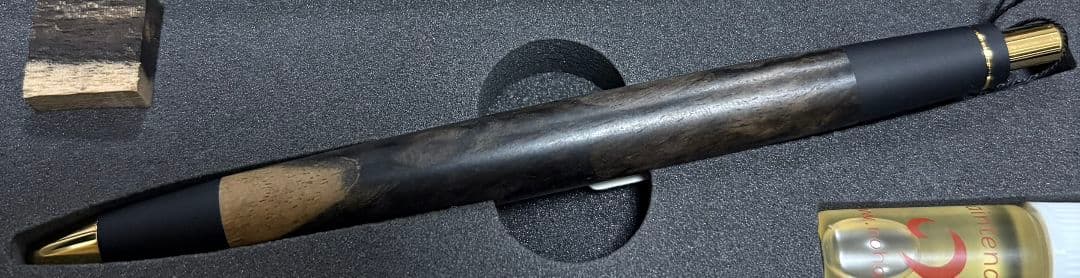 野原工芸　新型シャープペン　黒柿