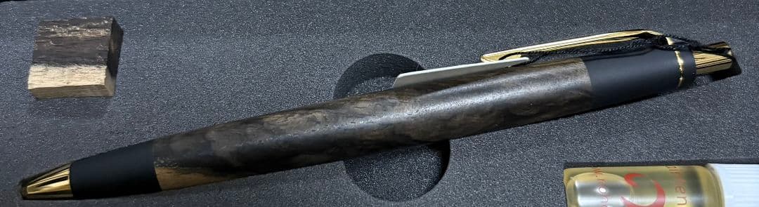 野原工芸　新型シャープペン　黒柿