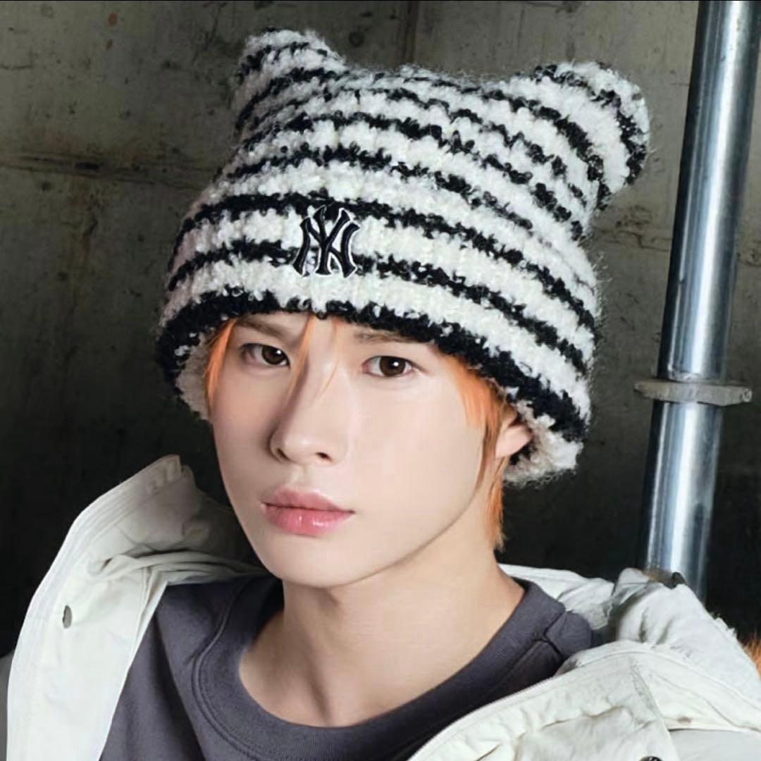 ☺*︎様 公式サイト売切れ☆韓国限定☆カリナ着用☆TWS☆MLB 猫耳 ミャオン