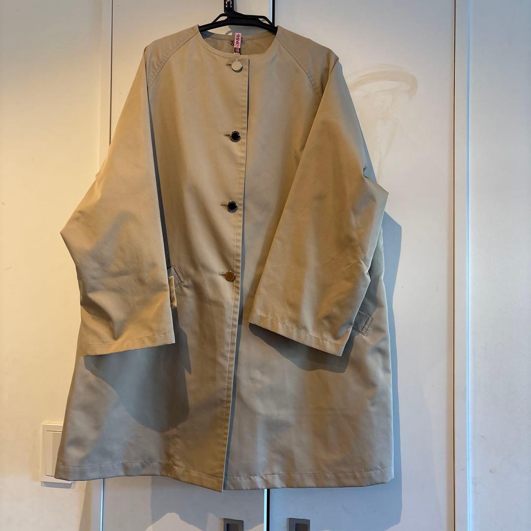 完売　2025 makintosh philosophy ノーカラーコート