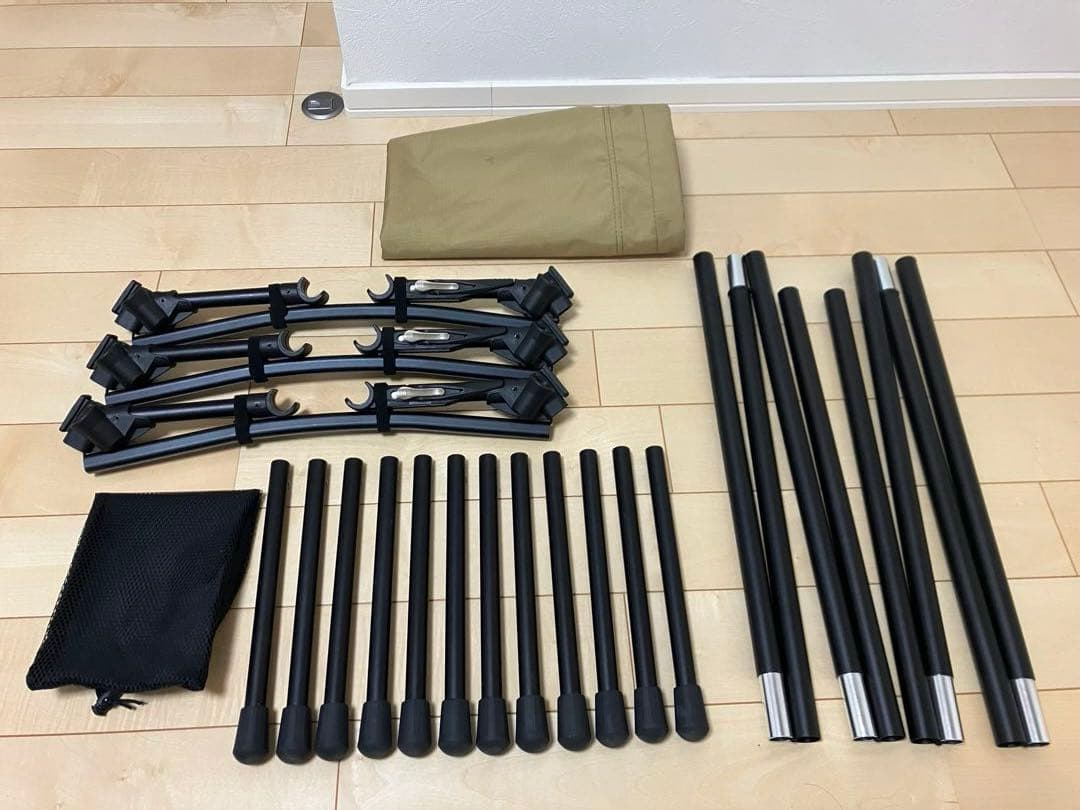 【ちひろ】WAQ 2WAYキャンプコット 静音 軽量 耐荷重150kg
