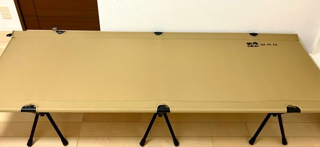 【ちひろ】WAQ 2WAYキャンプコット 静音 軽量 耐荷重150kg