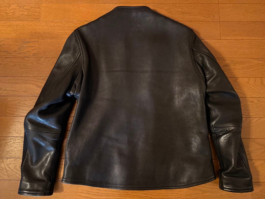 希少 ブルーナボイン ディアスキン アランジャケット
