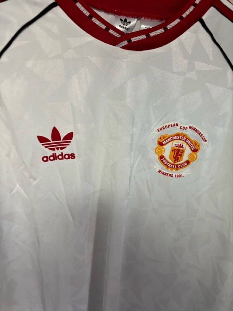 マンチェスターユナイテッド 91 アウェイ 長袖 新品 adidas 4XL