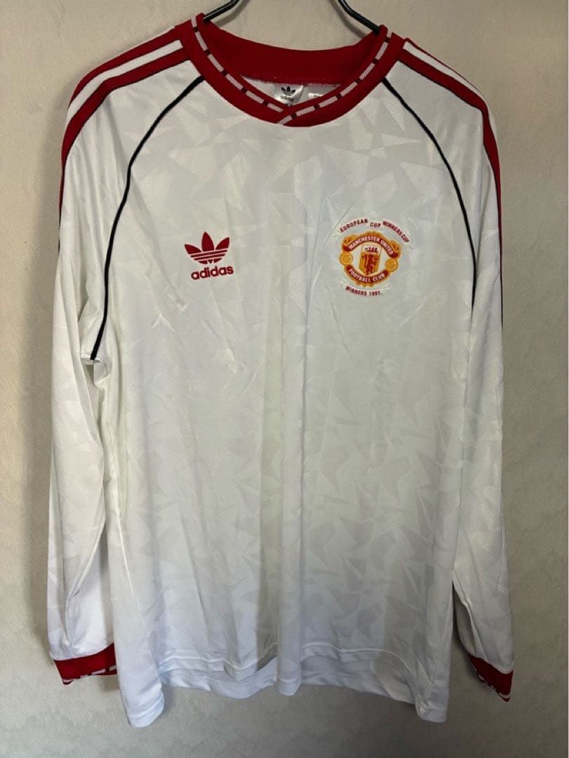 マンチェスターユナイテッド 91 アウェイ 長袖 新品 adidas 4XL
