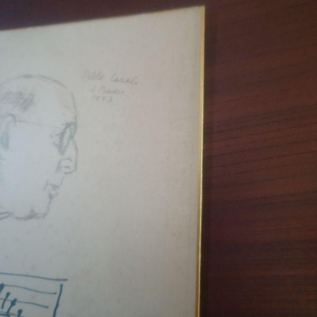 パブロ・カザルス サイン色紙 1961年来日時 Pablo Casals