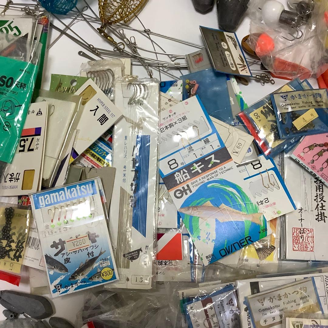 釣具　まとめて　 釣り針 オモリ 仕掛け ライン　鮎釣り　海釣り