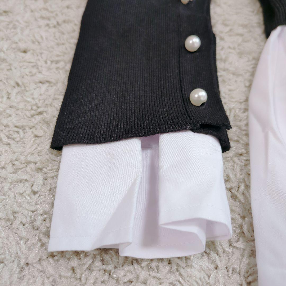 【タグ付】バックパール大人フレンチドッキングワンピース　ロング　Aライン　完売品