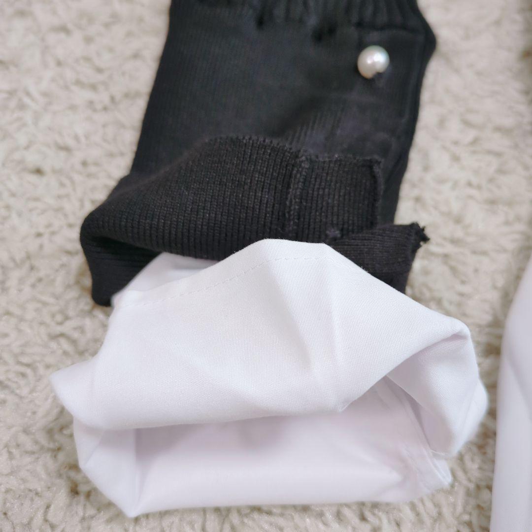 【タグ付】バックパール大人フレンチドッキングワンピース　ロング　Aライン　完売品