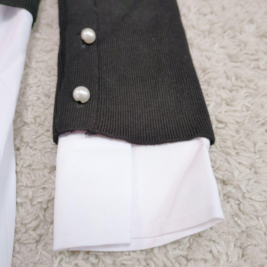 【タグ付】バックパール大人フレンチドッキングワンピース　ロング　Aライン　完売品