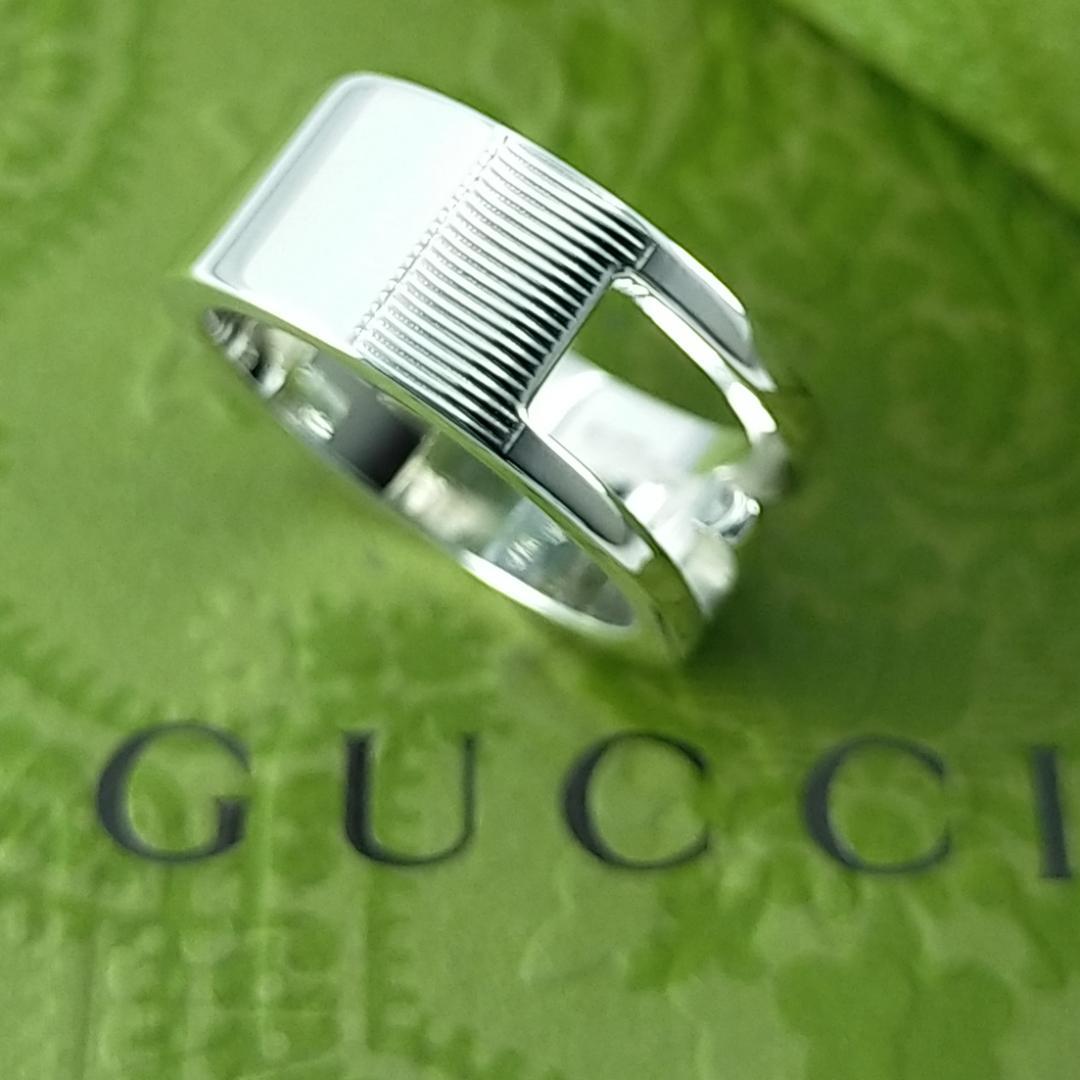 ◆SALE◆【GUCCI】ブランデッド　Ｇ　リング　８号　2009