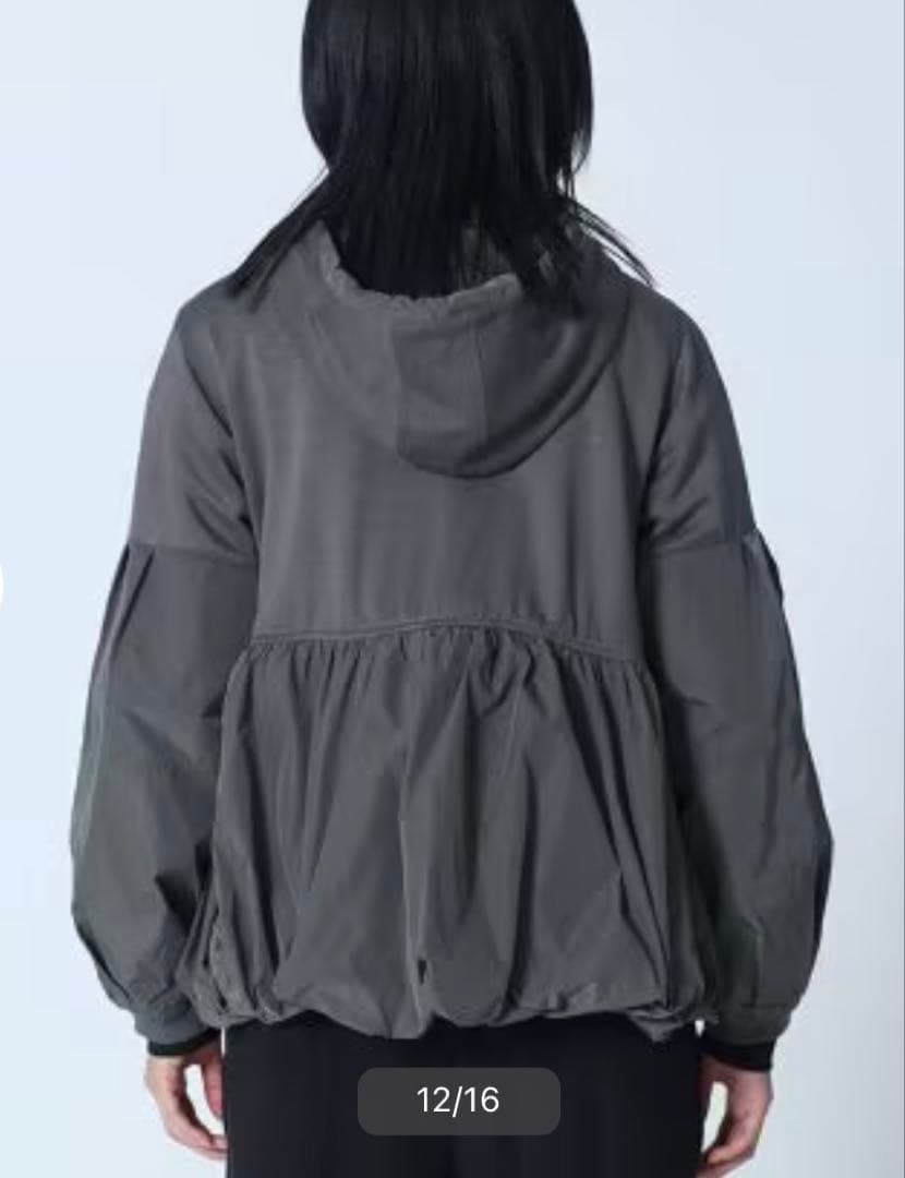 LASUD タックデザインジップパーカー　新品未使用品