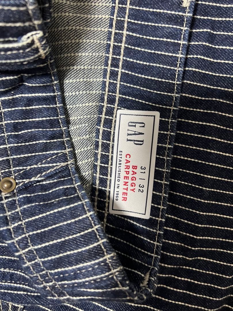 GAP BAGGYCARPENTER バギーカーペンターデニムW31L32完売品