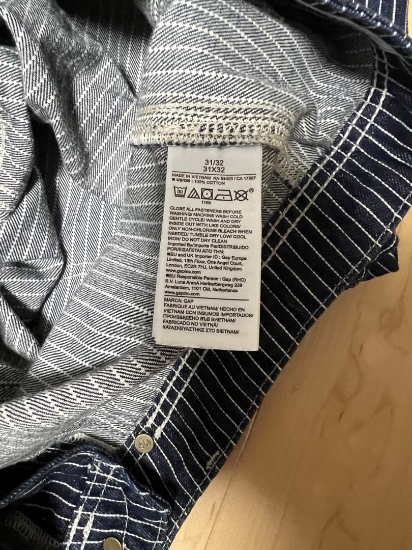 GAP BAGGYCARPENTER バギーカーペンターデニムW31L32完売品