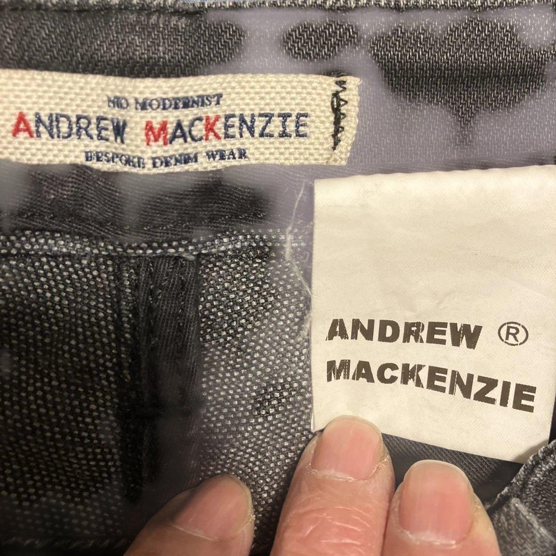 ANDREW MACKENZIE Y2Kコーティングデニム　カーゴパンツ　33