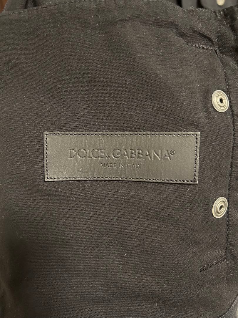 DOLCE&GABBANA ブラックデニムジャケット