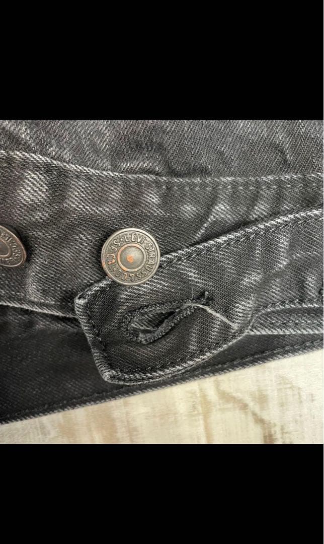 00年代 Levi’s リーバイス デニムジャケット ブラック　フェード