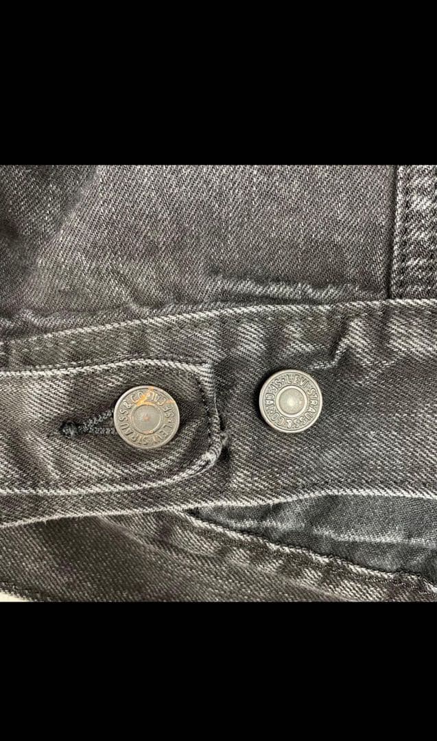 00年代 Levi’s リーバイス デニムジャケット ブラック　フェード