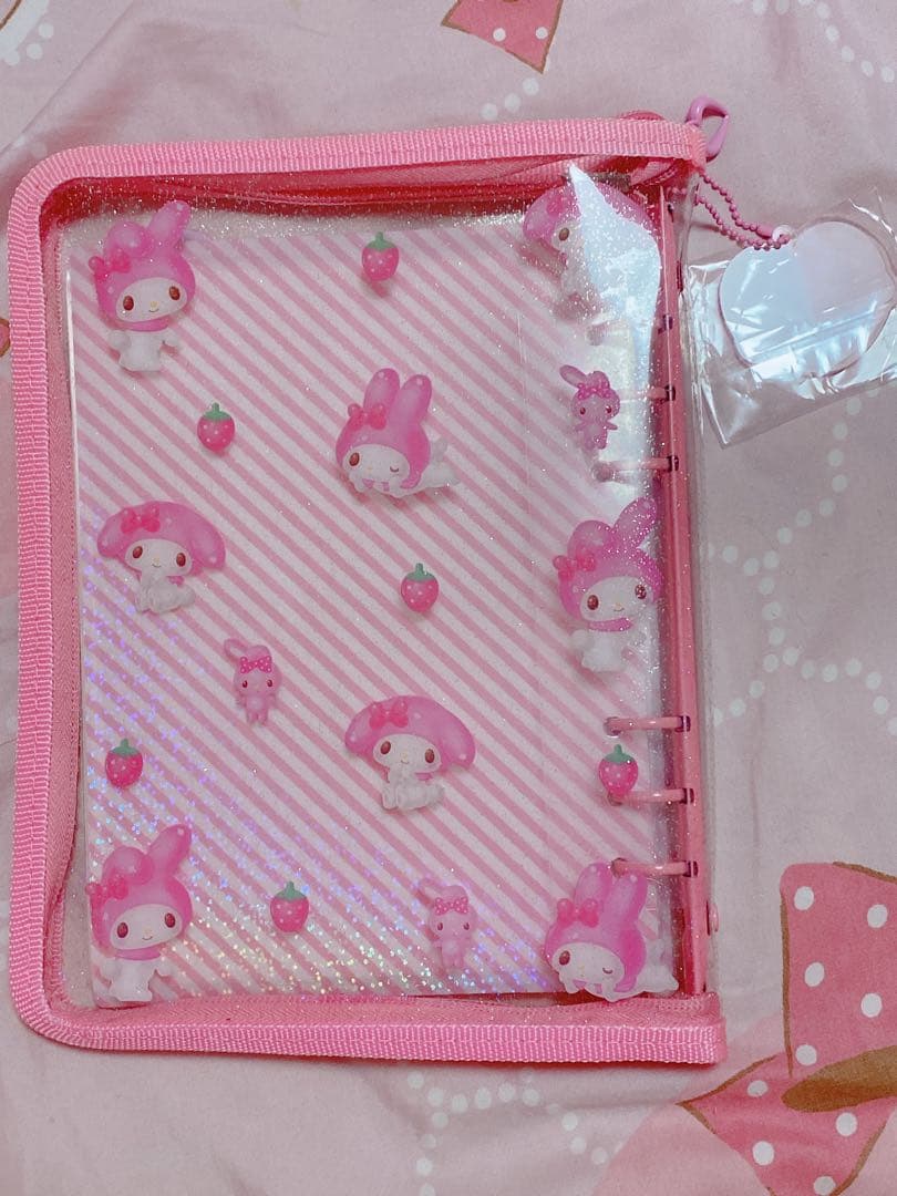 サンリオ マイメロディ マイメロ ファイル クリアバインダー カードケース
