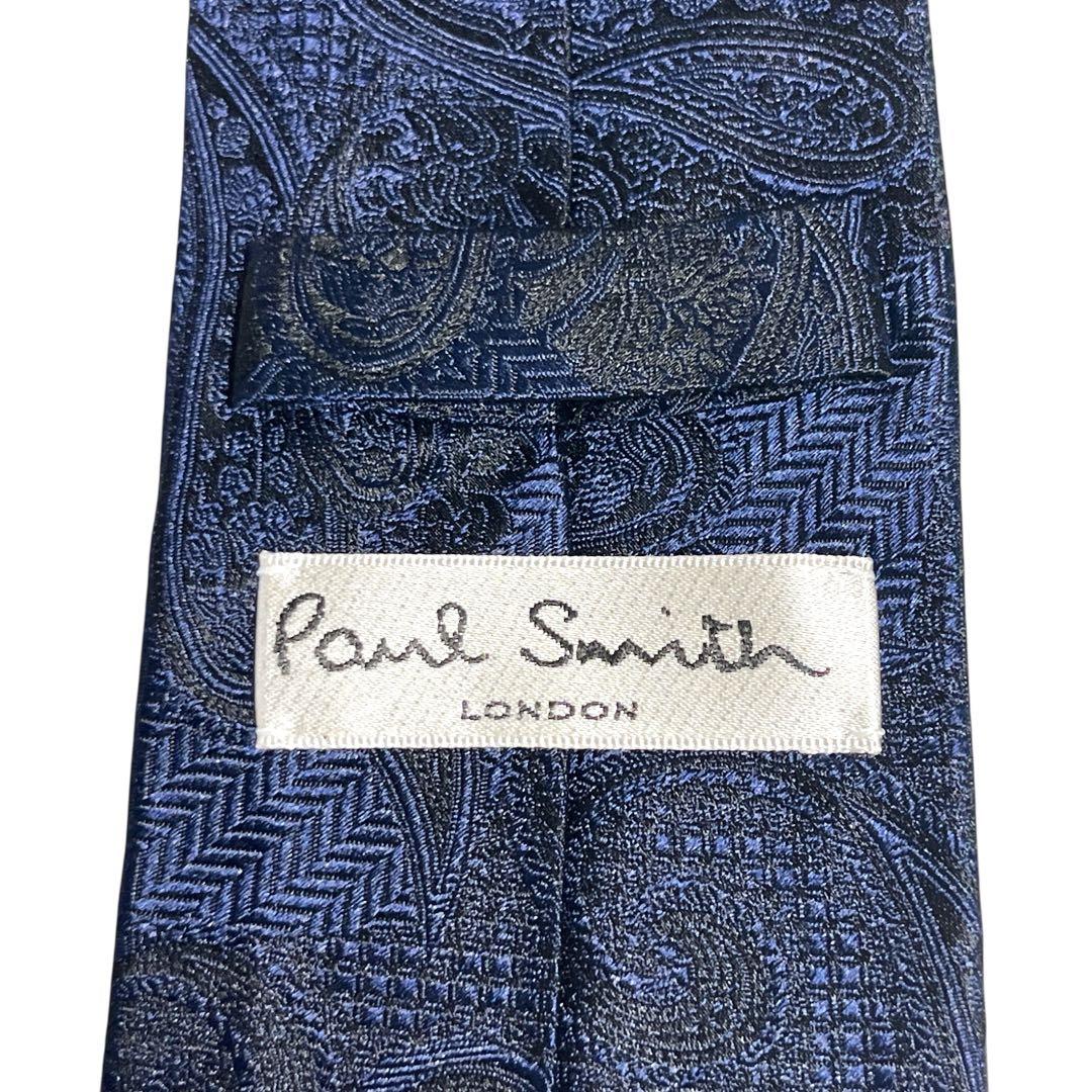 【新品】Paul Smith ポールスミス ネクタイ ペイズリー ネイビー