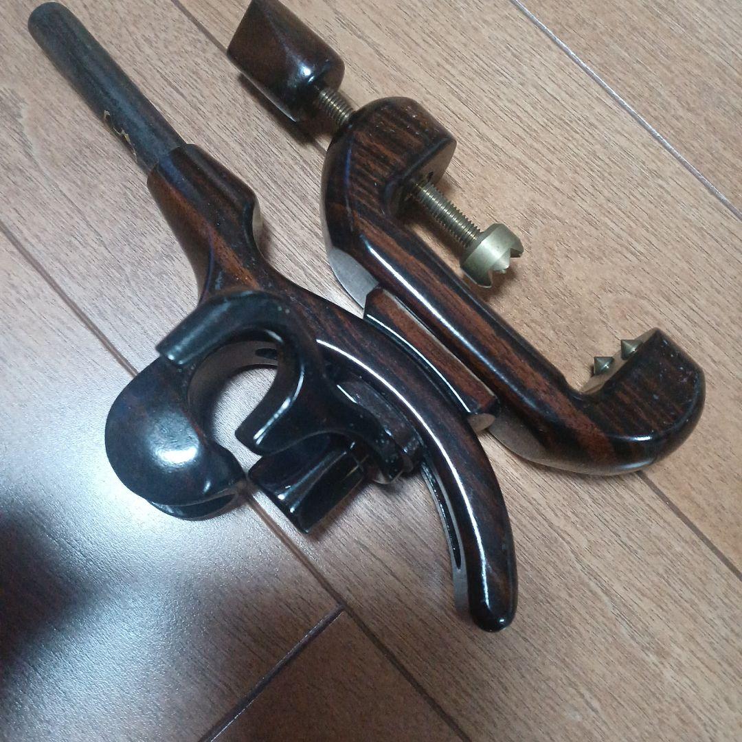 黒檀？ヘラ用万力